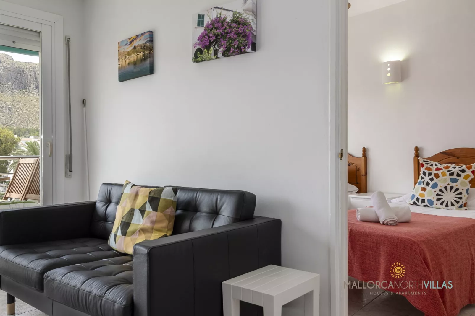 Can Watson Apartamento en Puerto de Pollensa-Living room