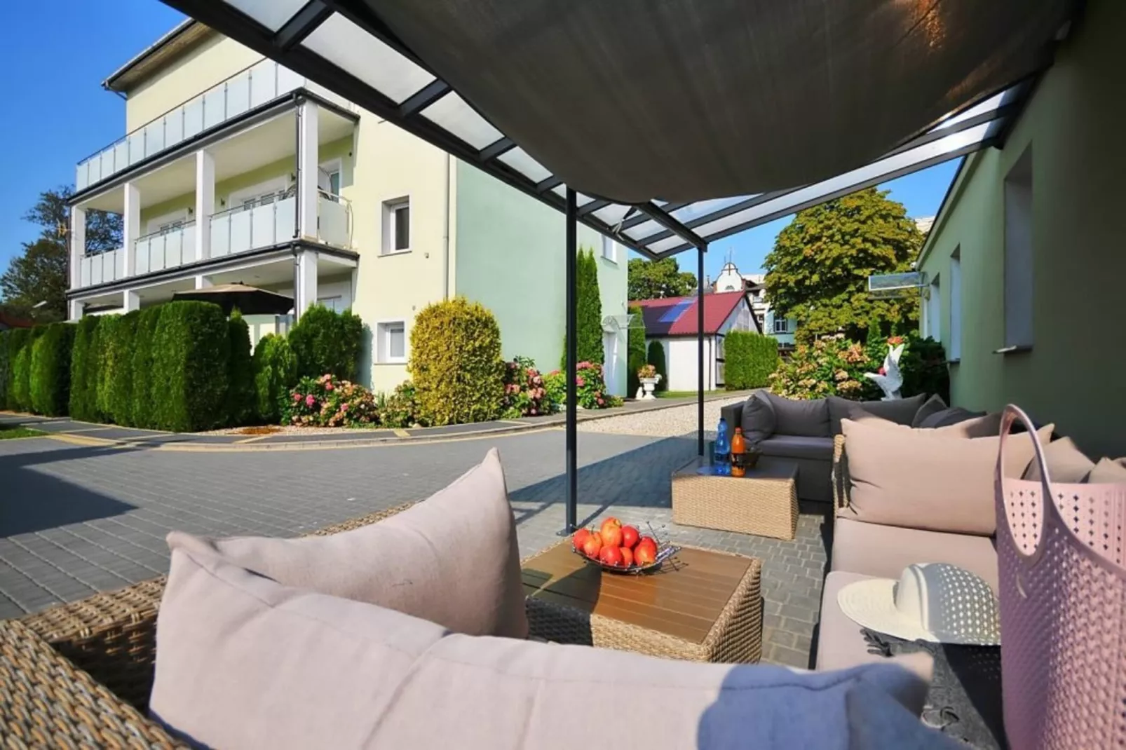 Studio 2-osobowe nr 3 16 m2 na poddaszu Ustronie Morskie-Exterior summer