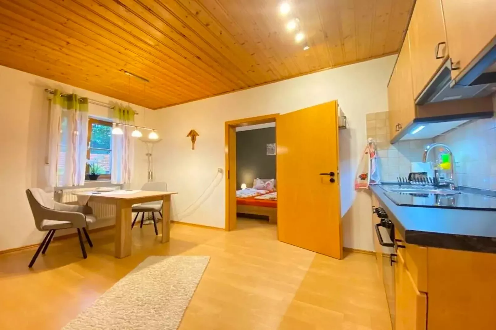 	Holiday flats Haus am Wald Zenting-Wohnung für 2 Personen-Salle à manger