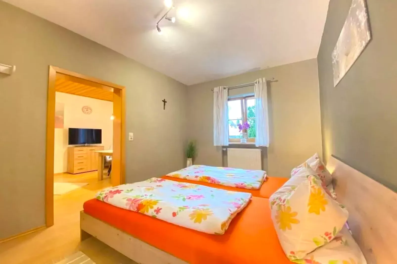 	Holiday flats Haus am Wald Zenting-Wohnung für 2 Personen-Chambre