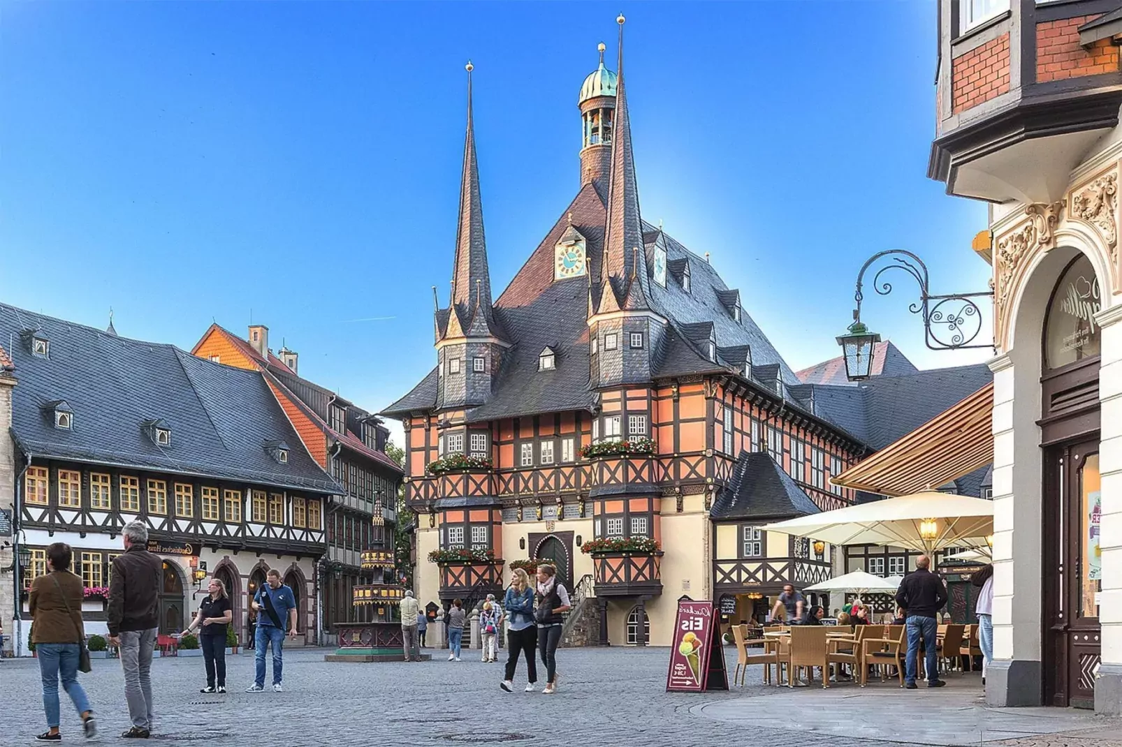 Schlossblick 4 Pers-Gebiete Sommer 1 km