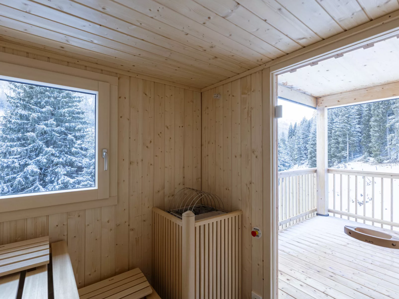 Mit 3 Schlafzimmer 6 Sauna-Drinnen