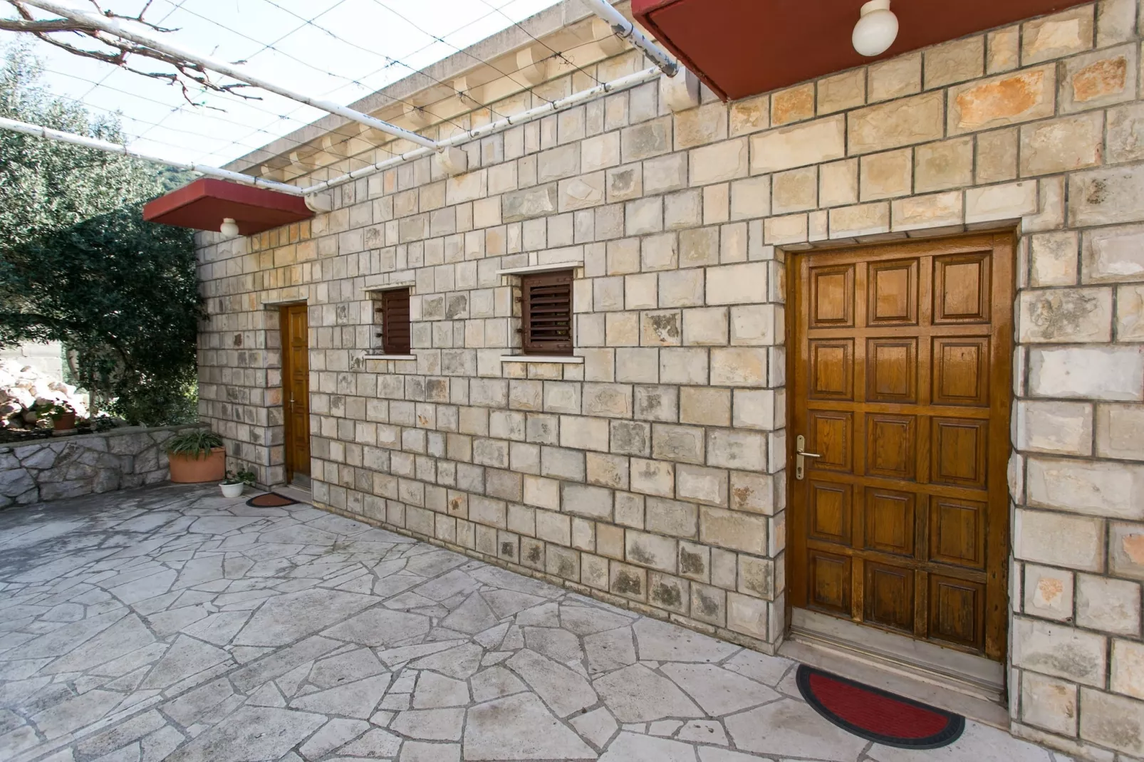 Apartments Neve - Two-Bedroom Apartment with Balcony and Sea View-Outdoor