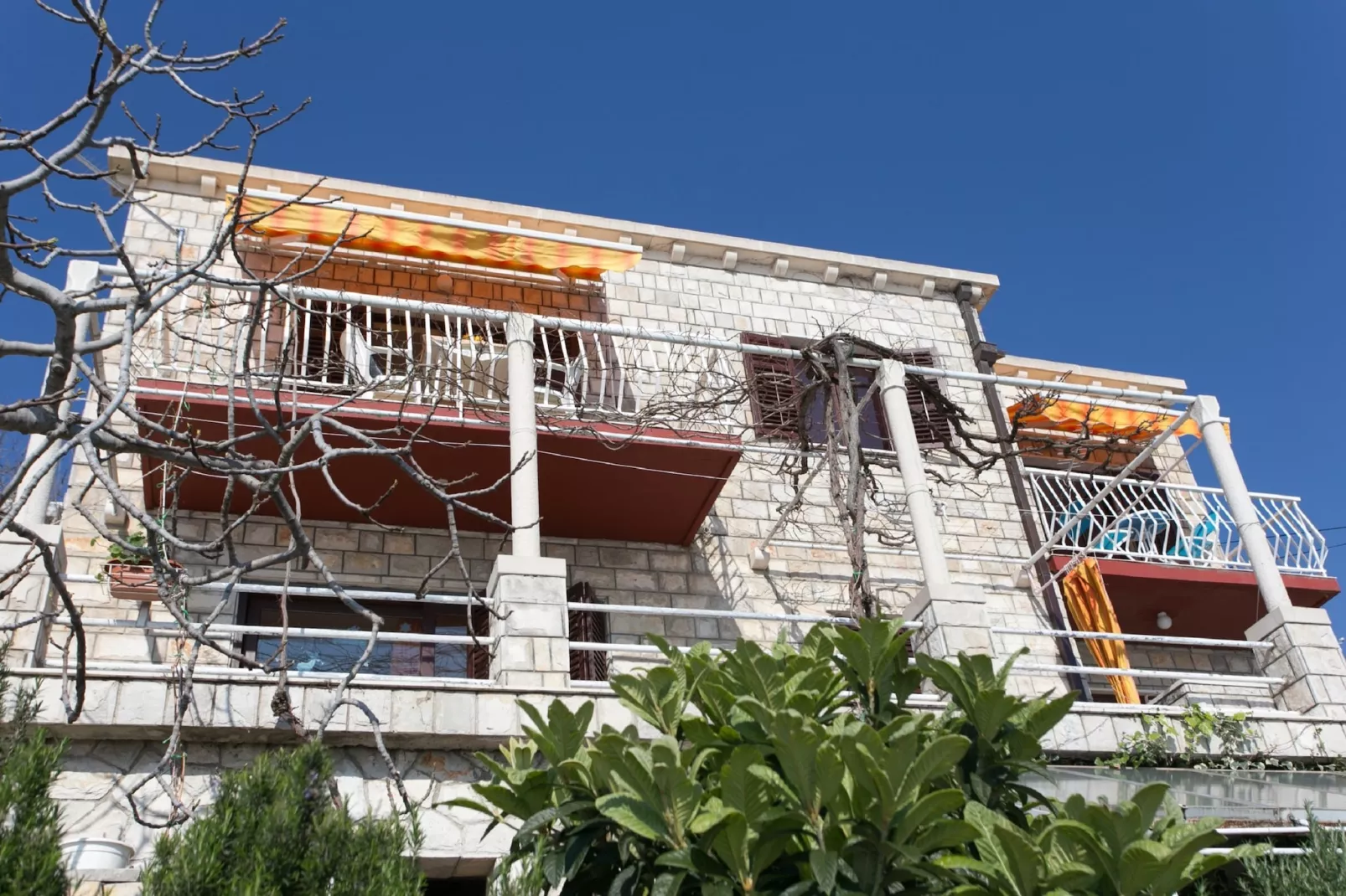 Apartments Neve - Two-Bedroom Apartment with Balcony and Sea View-Outdoor