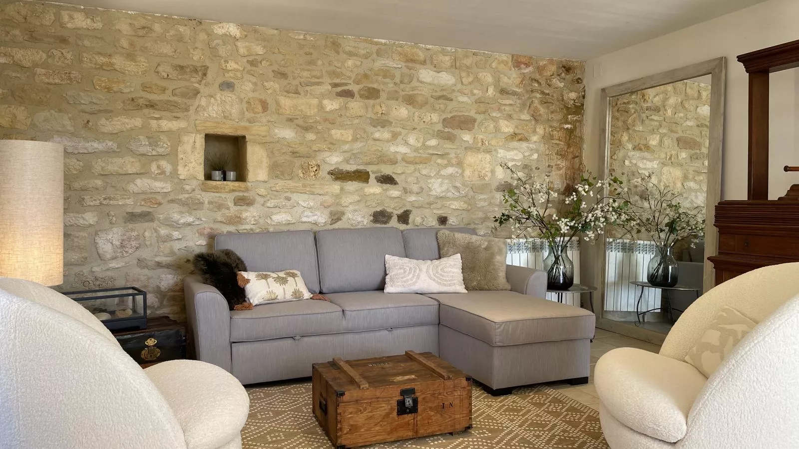 Petit gite Saint Martin le Redon-Wohnzimmer