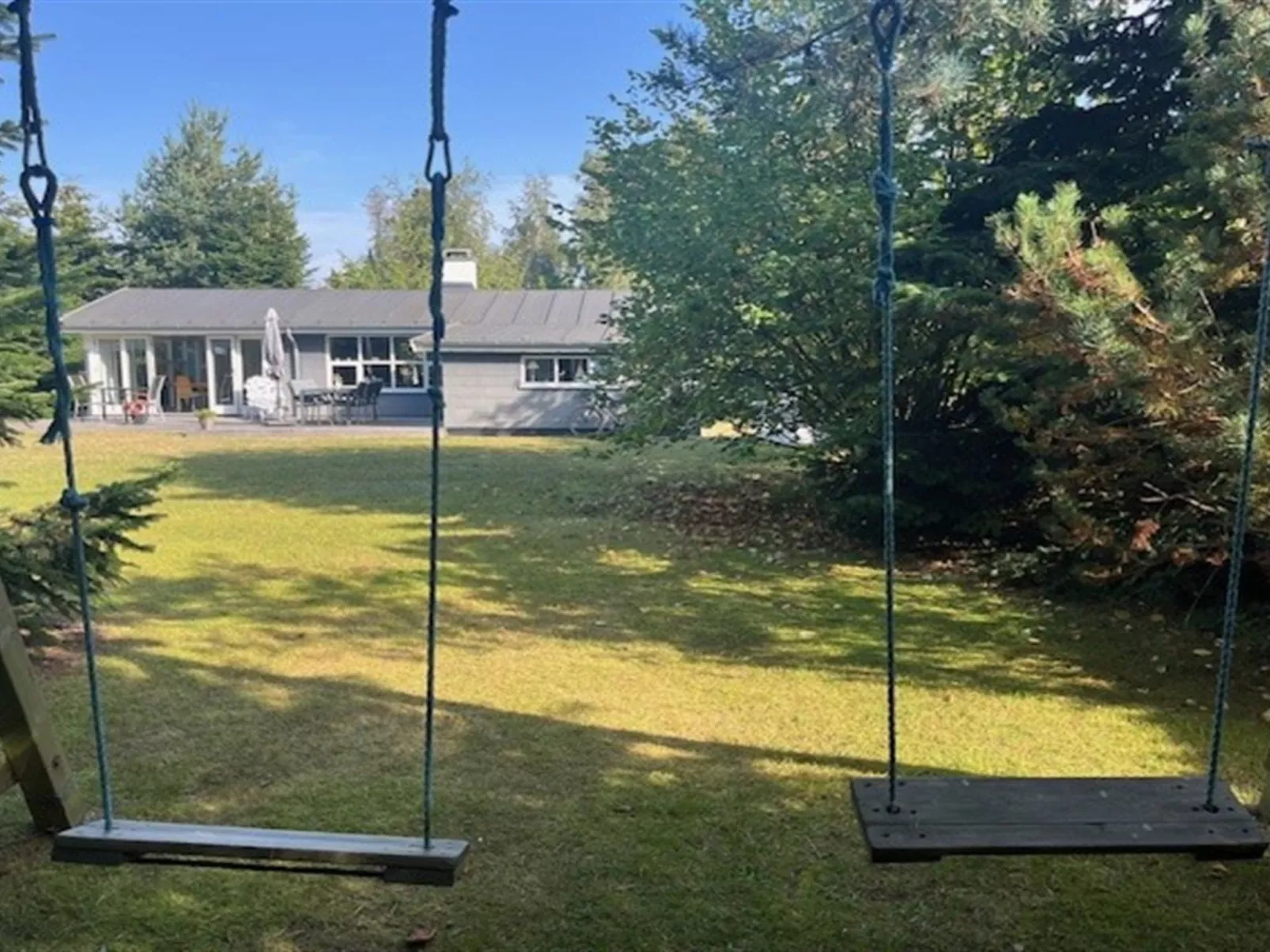 outside