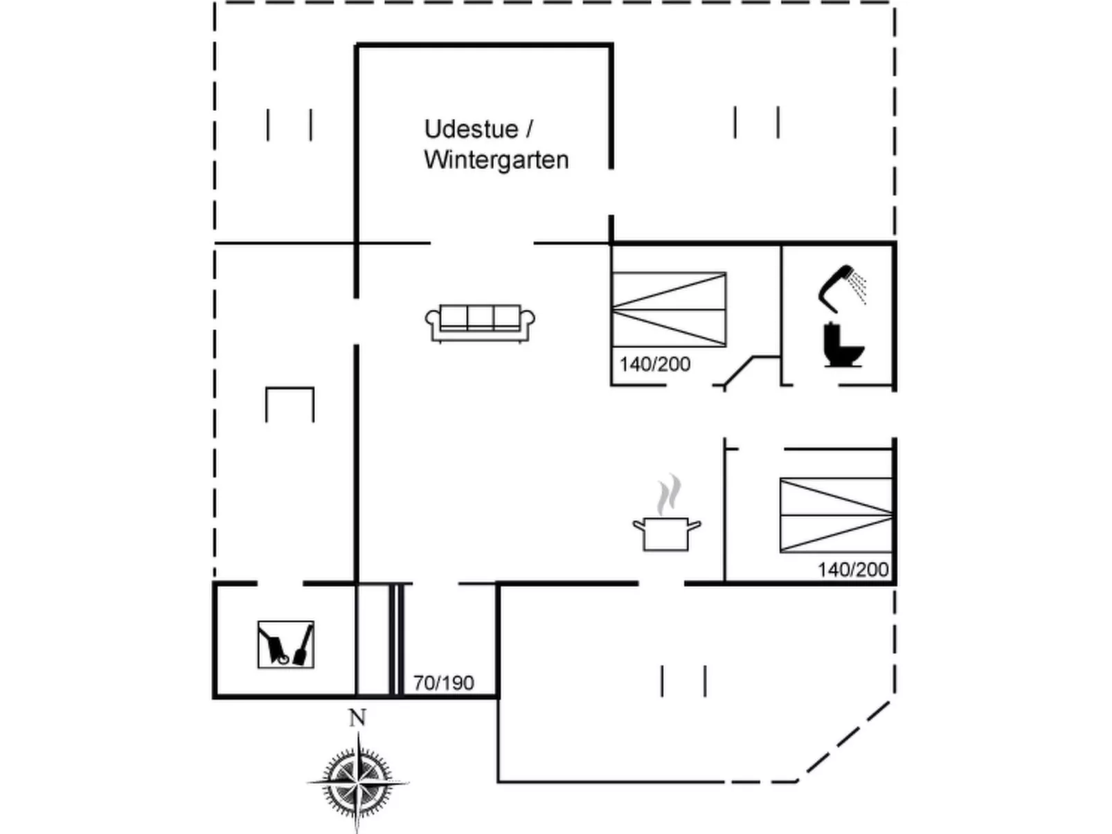 "Titta" - 150m to the inlet-Inside