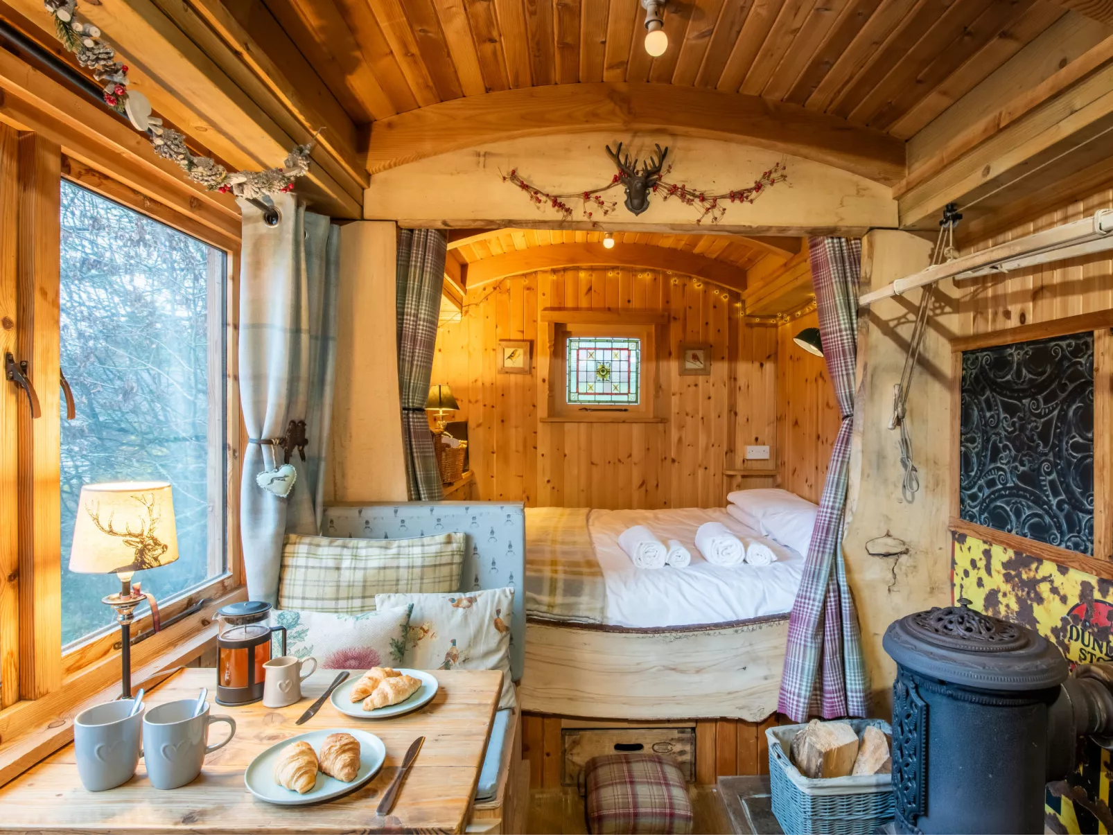 Shepherds Hut-Inside