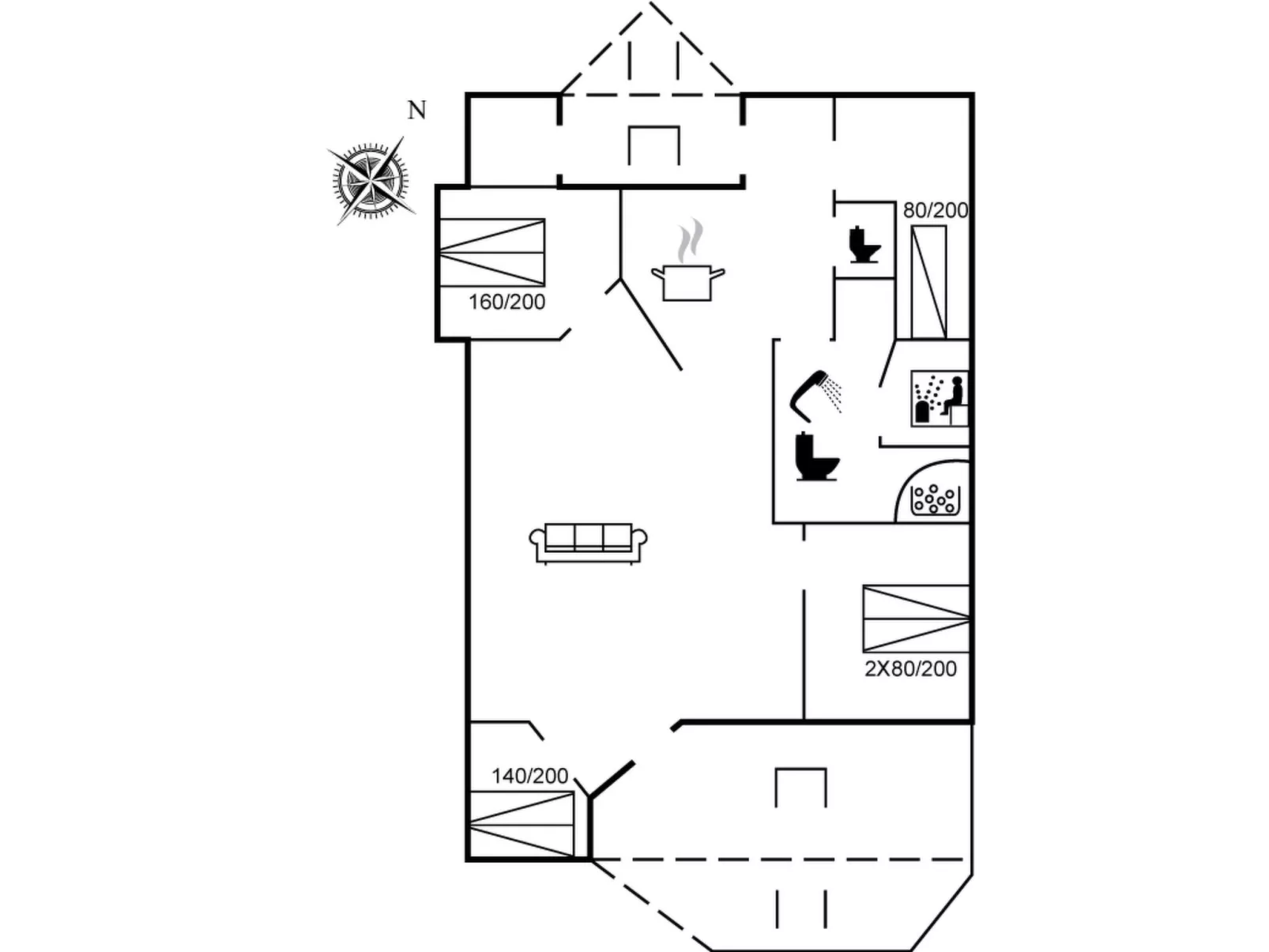 "Mimo" - 150m from the sea-Inside