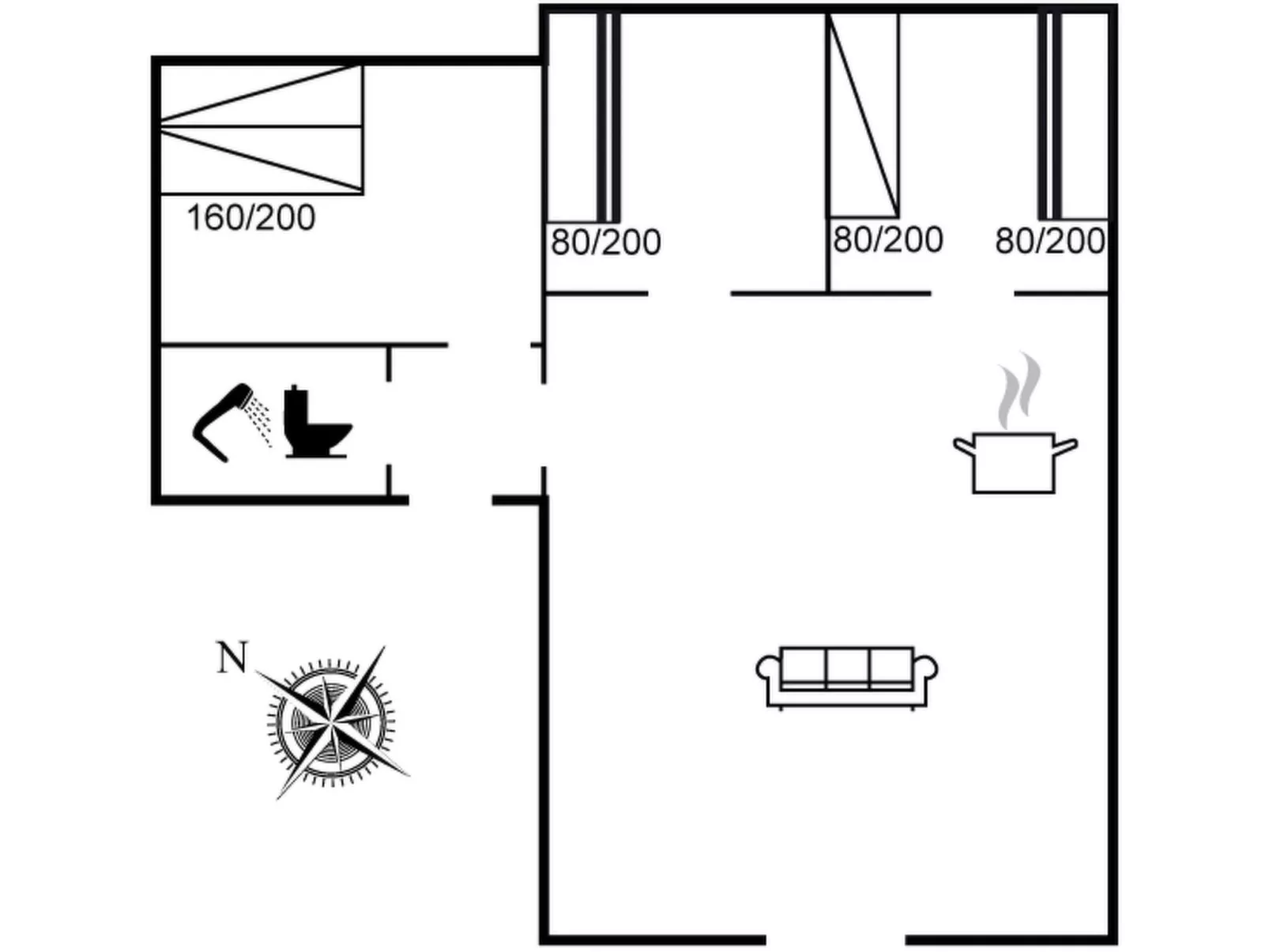 "Evi" - 500m from the sea-Inside