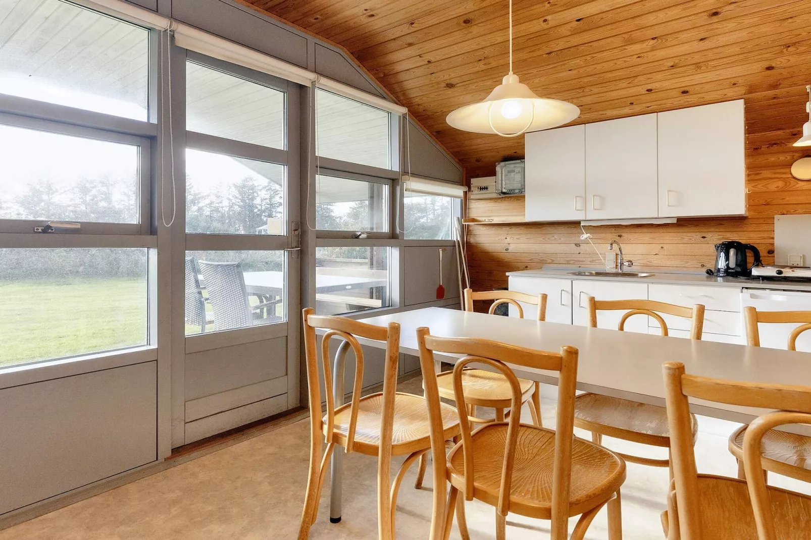 Cabin in camping resort near coast-Indoor