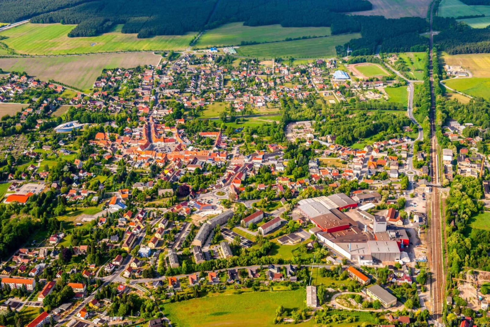 Schönes Ferienhaus in Ortrand in Süd-Brandenburg-Areas summer 20km