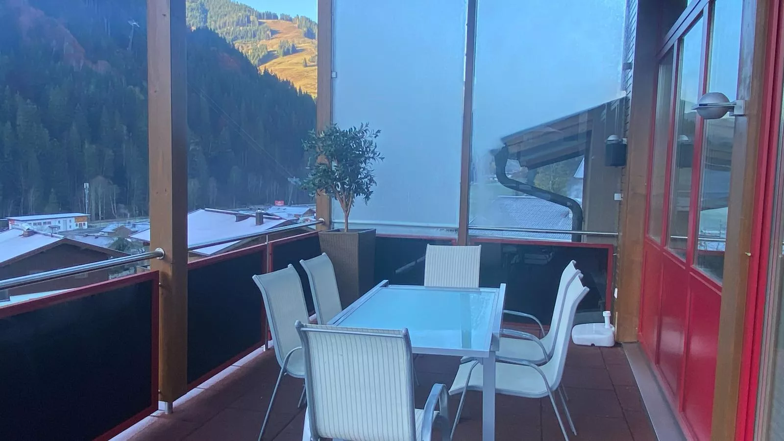 Residenz am Erzbach Top 3-Terrace balcony