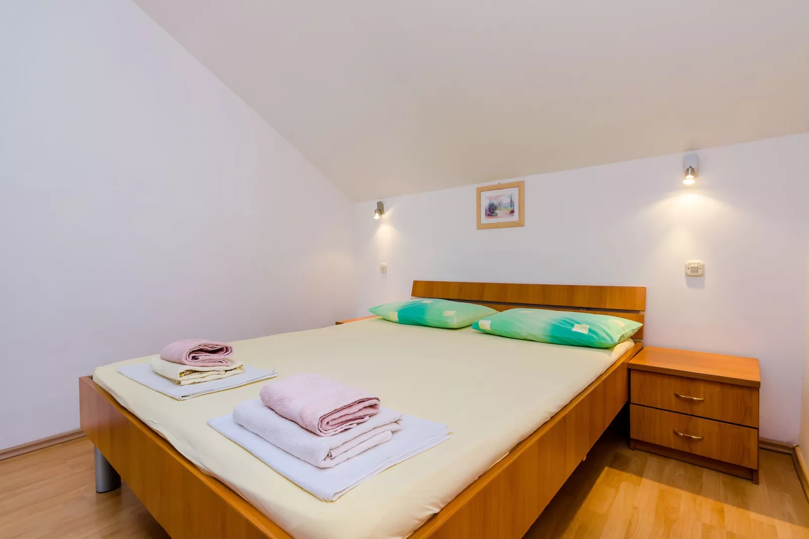 Apartments Princ Hrvoje- Studio With Balcony-Schlafzimmer