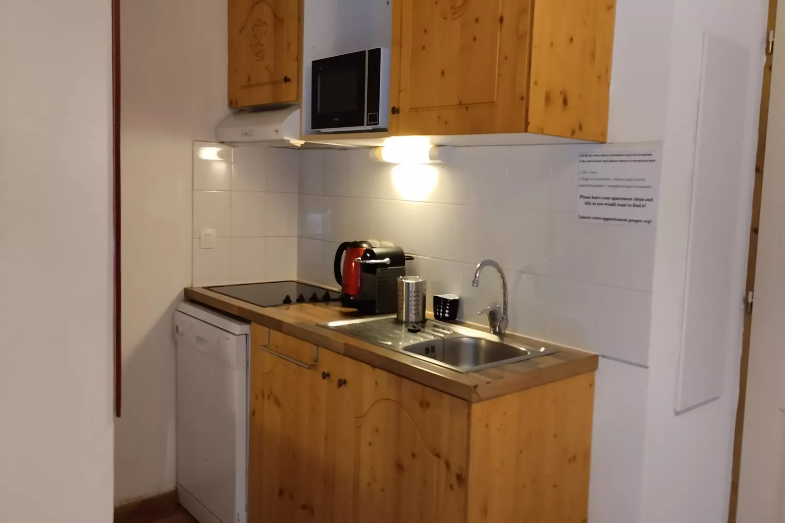 Hameau 1 002 - SPA & PISCINE appartement 6 pers-Kitchen