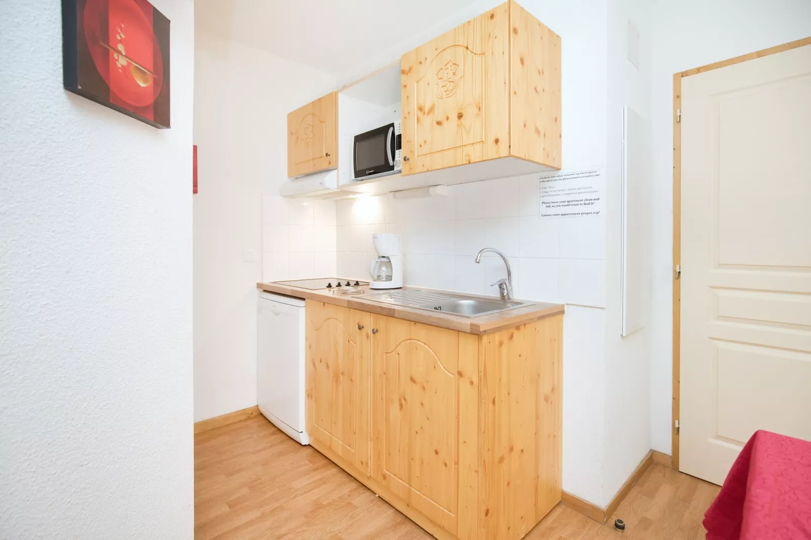 Hameau 2 211 - SPA & PISCINE appartement 6 pers-Kitchen