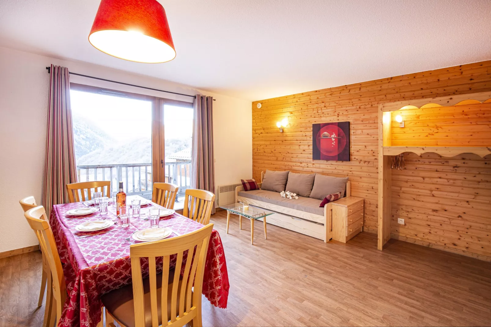 Hameau 5 103 - SPA & PISCINE appartement 6 pers-Living room