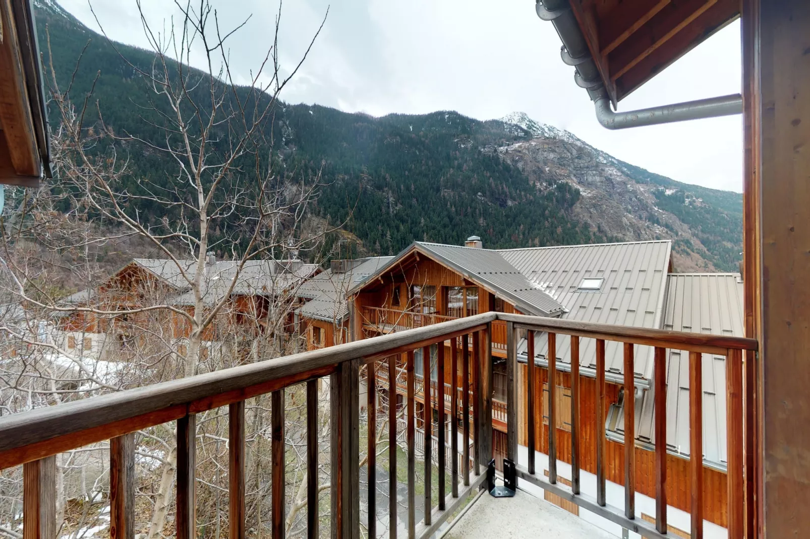 Hameau 4 201 - SPA & PISCINE appartement 4 pers-Terrace balcony