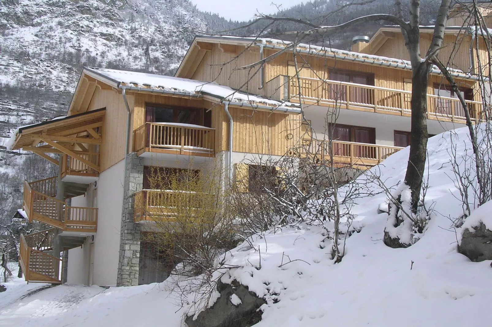 Hameau 4 201 - SPA & PISCINE appartement 4 pers-Outdoor