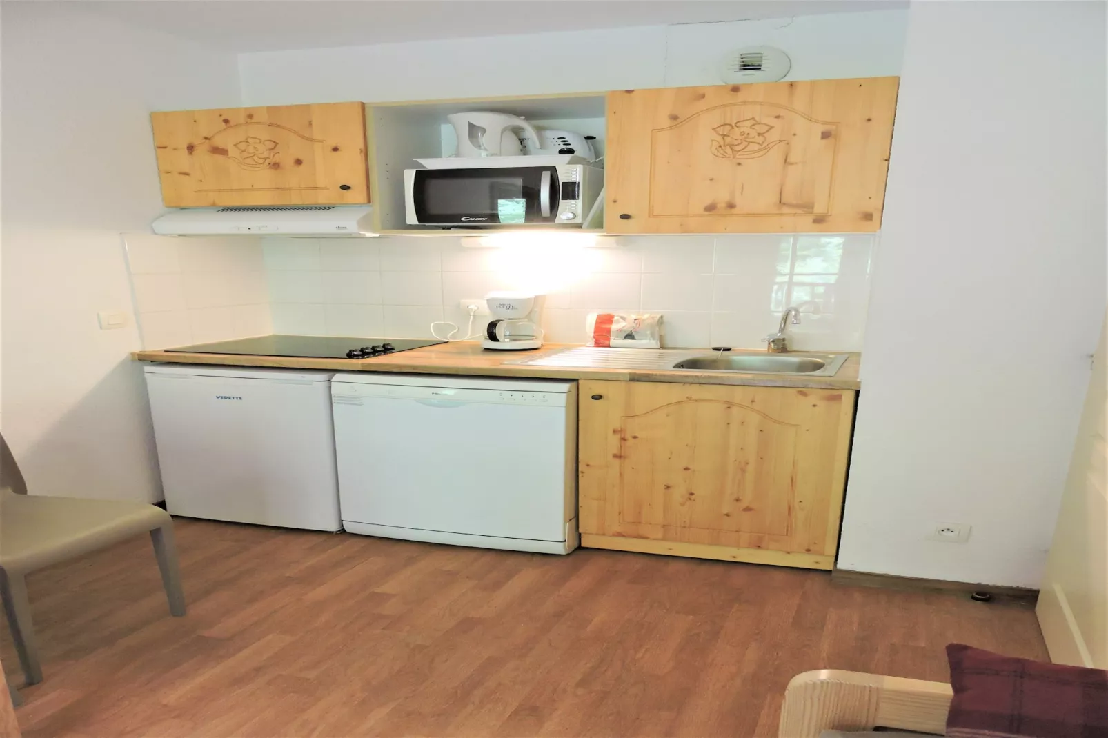 Hameau 4 206 - SPA & PISCINE appartement 4 pers-Kitchen