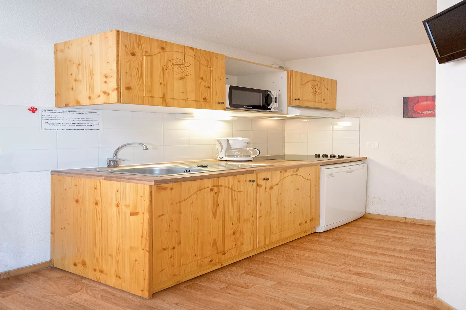 Hameau 3 203 - SPA & PISCINE appartement 4 pers-Kitchen