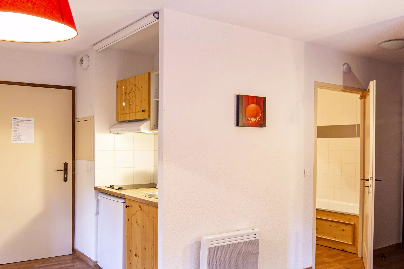 Hameau 5 106b - SPA & PISCINE studio 4 pers.-Kitchen