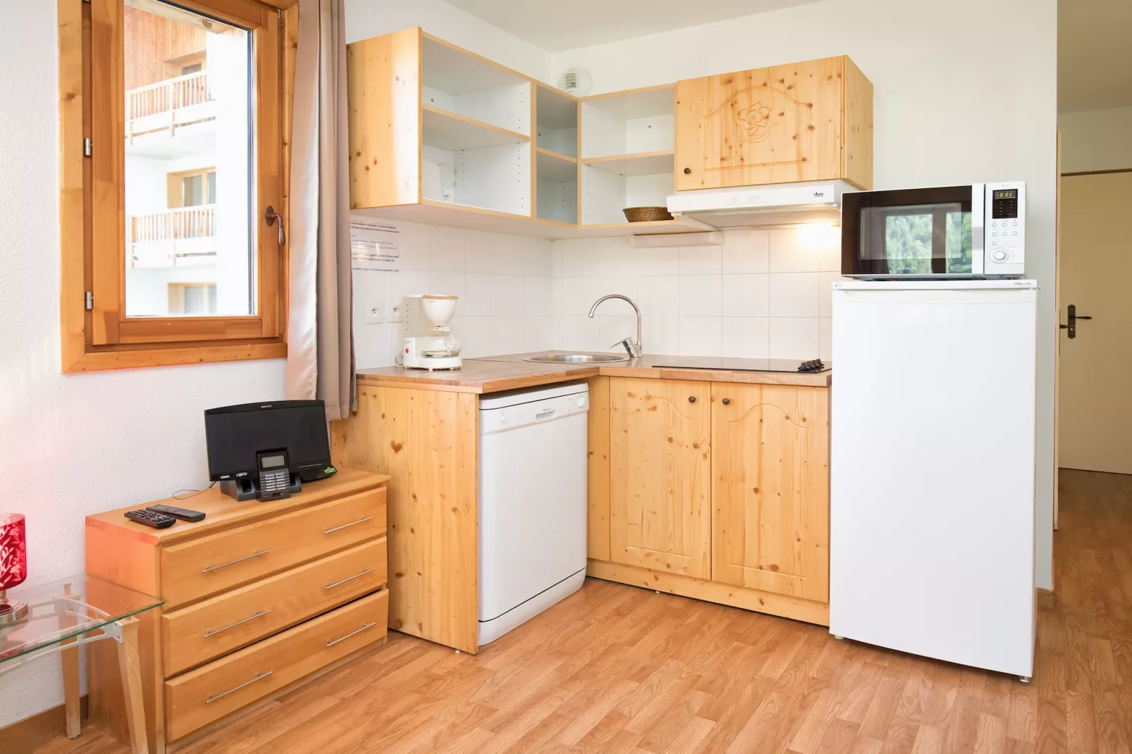 Hameau 8 201 - SPA & PISCINE studio 4 pers.-Cuisine