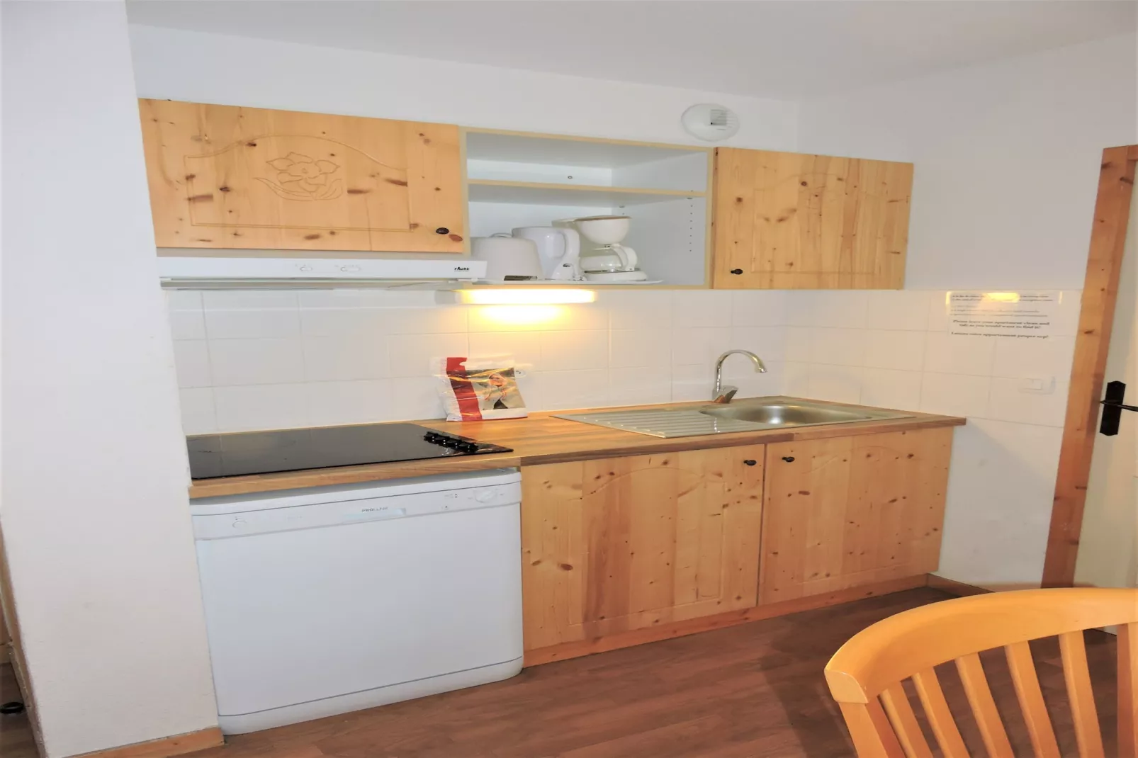 Hameau 8 205 - SPA & PISCINE studio 4 pers.-Kitchen