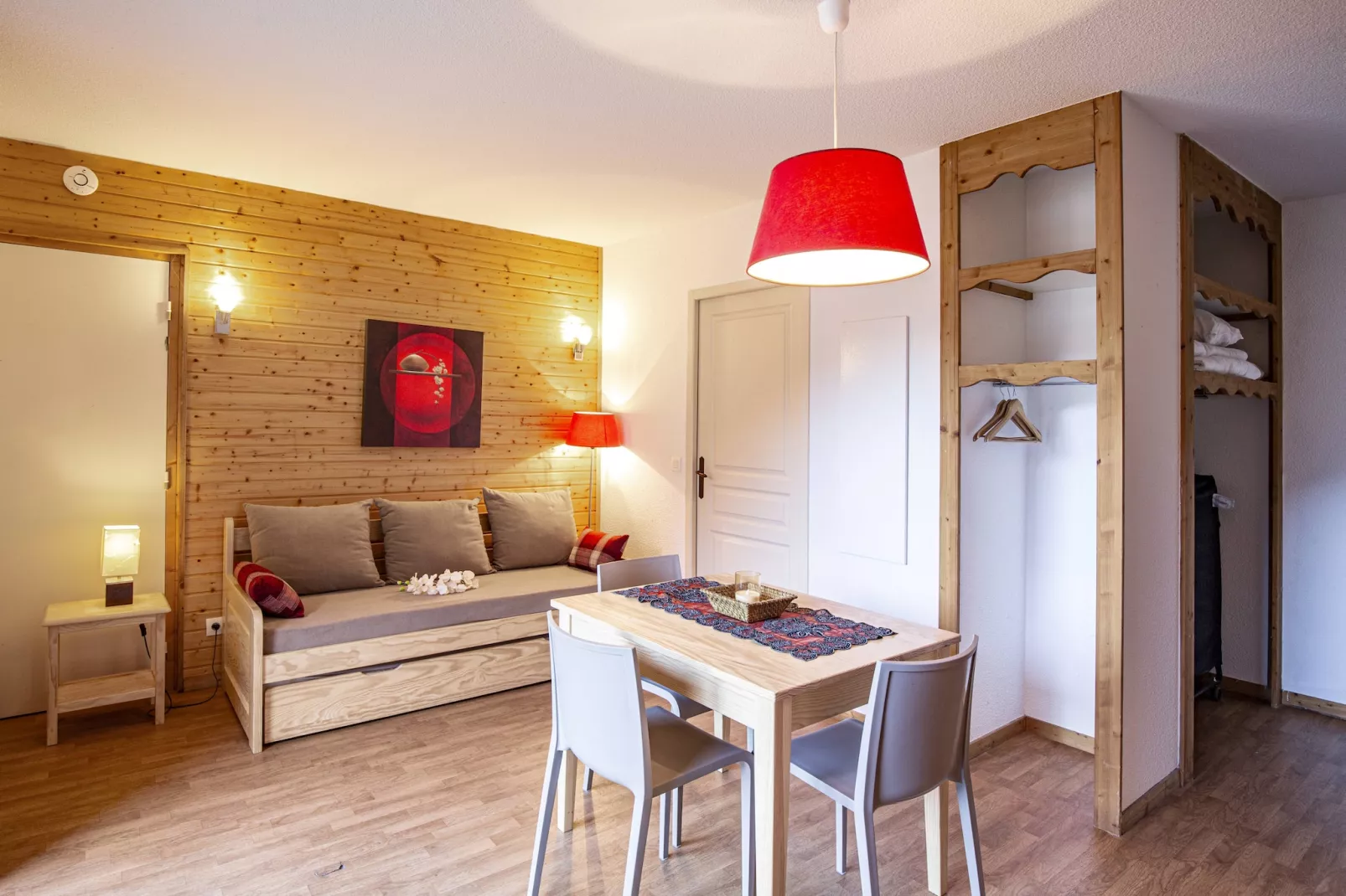 Hameau 6 002 - SPA & PISCINE studio 4 pers.-Salon