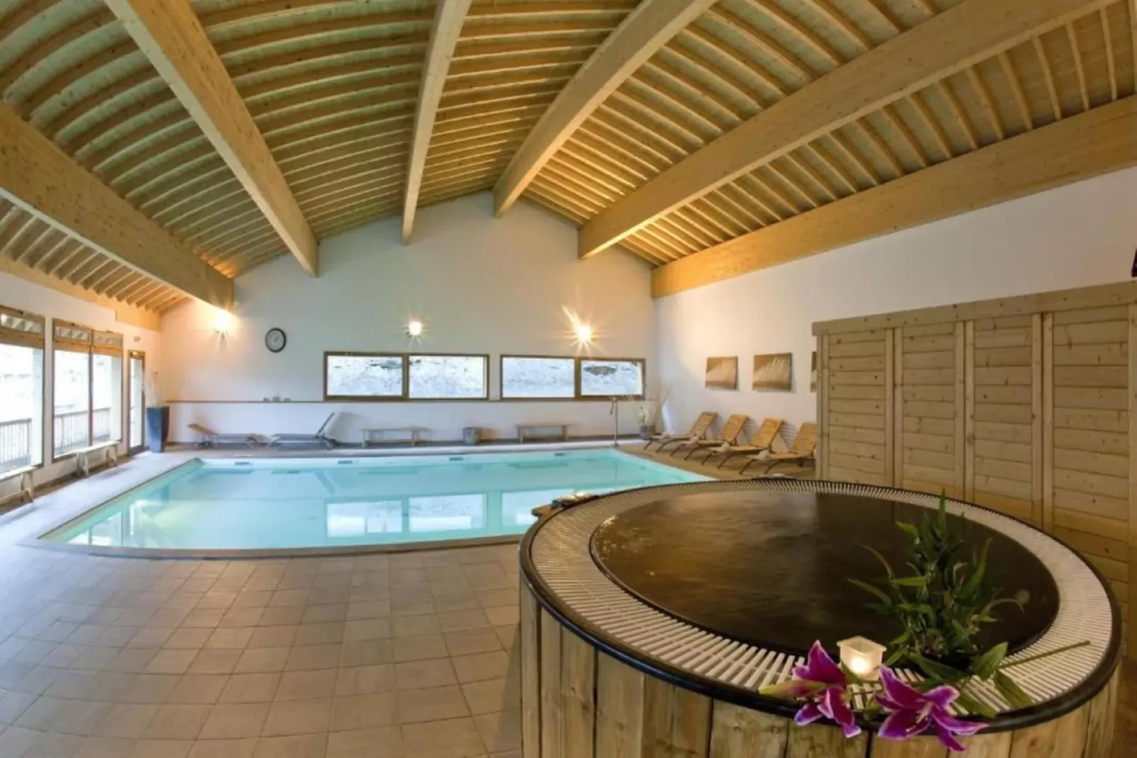 Hameau 4 502 - SPA & PISCINE appartement 6 pers-Schwimmbad