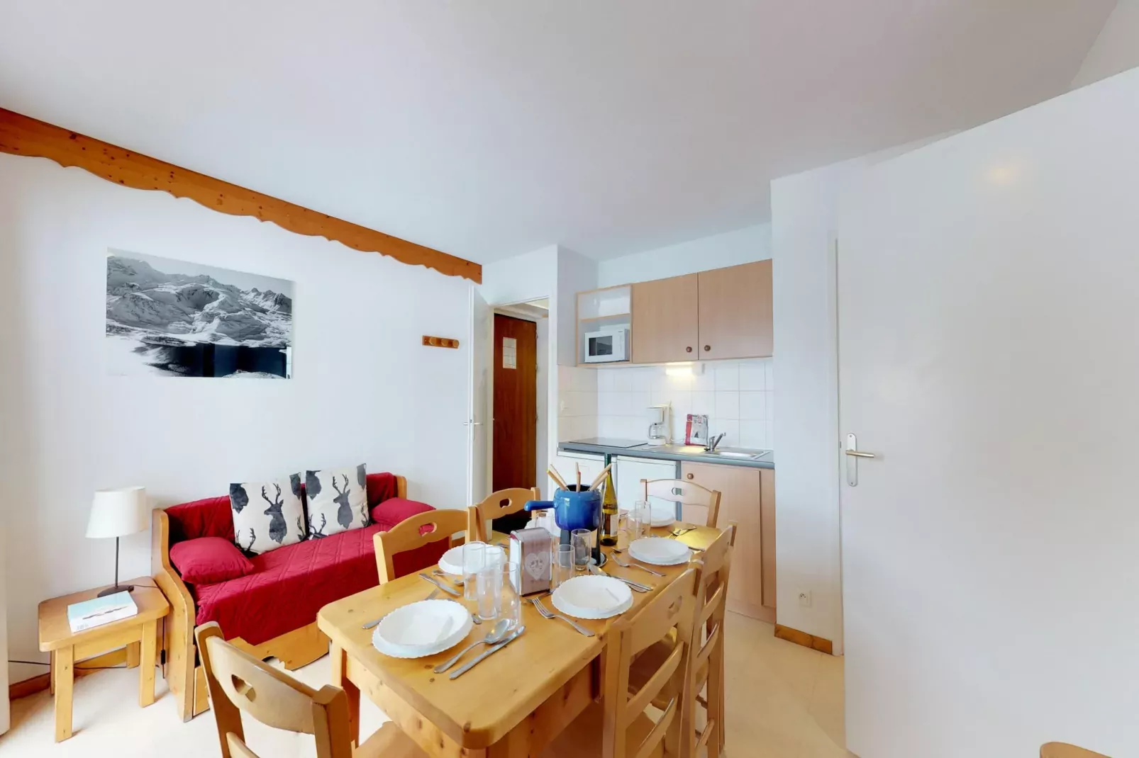 Balcons B 017 - PARC NAT. VANOISE appart. 6 pers.-Living room