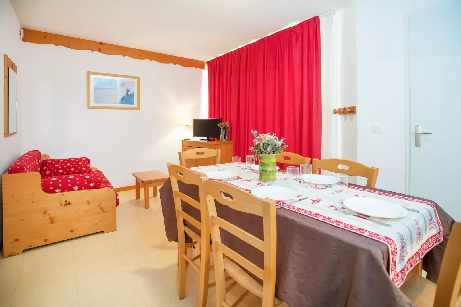 Balcons B 025 - PARC NAT. VANOISE appart. 6 pers.-Wohnzimmer