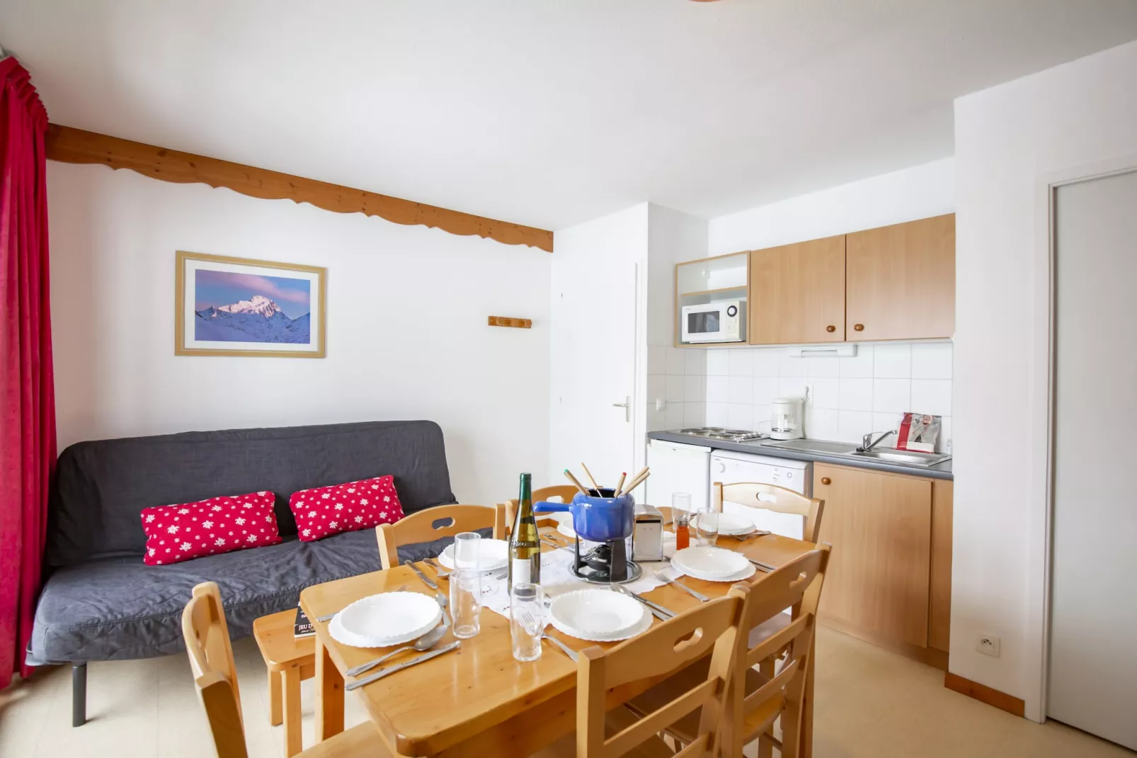 Balcons B 037 - PARC NAT. VANOISE appart. 6 pers.-Kitchen