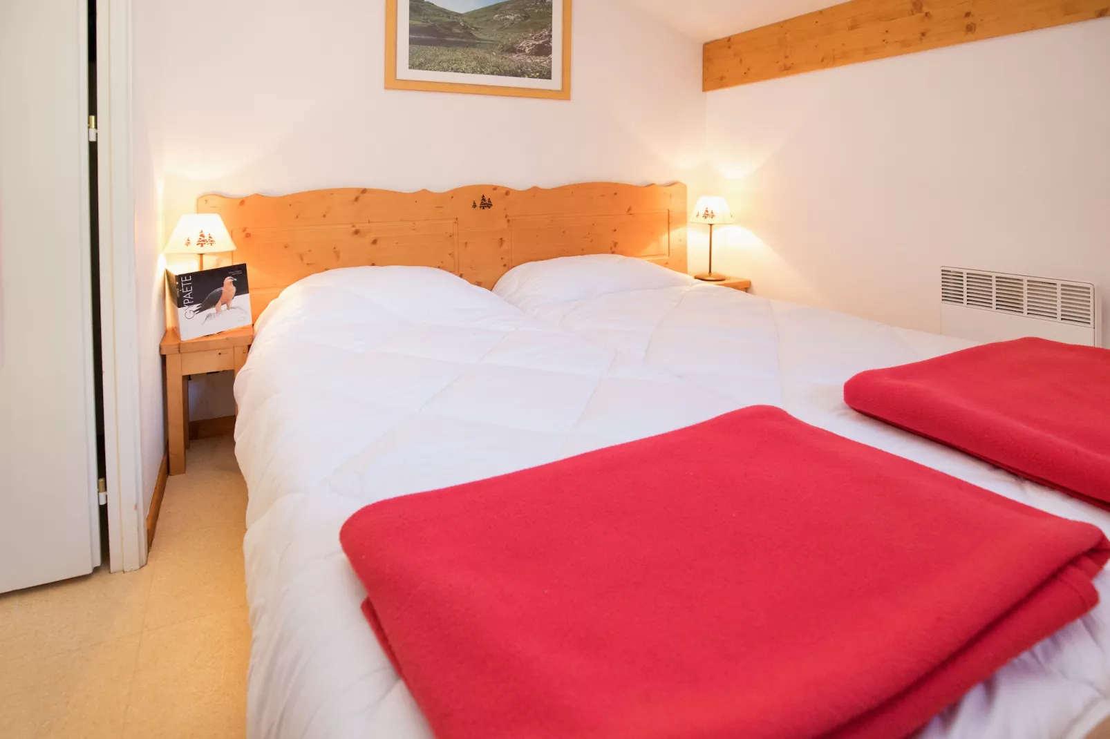 Balcons H 026 - PARC NAT. VANOISE appart. 6 pers.-Bedroom