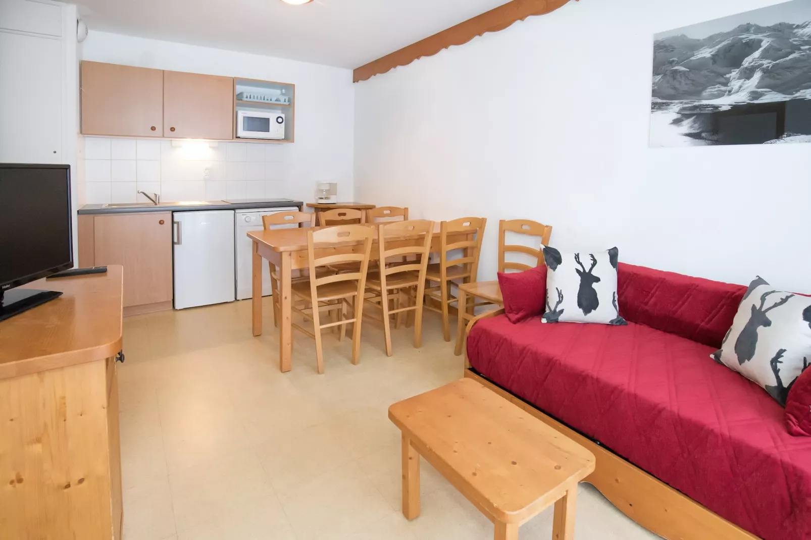 Balcons G 022 - PARC NAT. VANOISE appart. 8 pers.-Living room