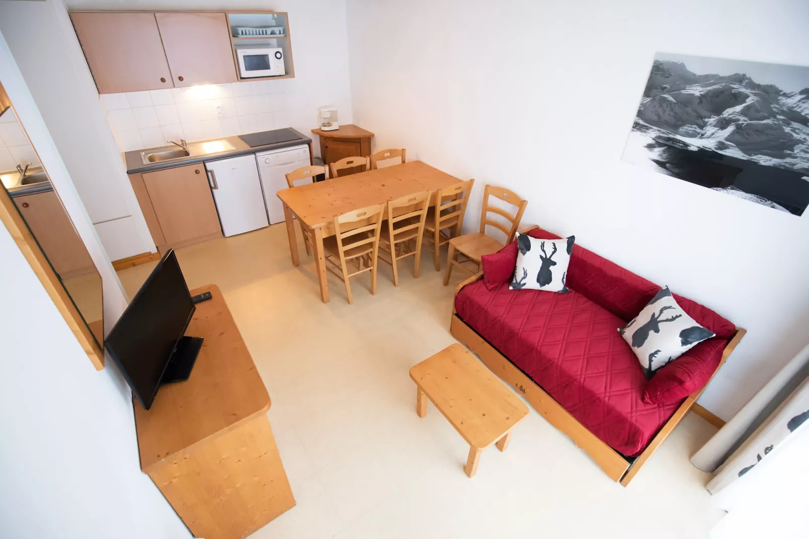 Balcons G 022 - PARC NAT. VANOISE appart. 8 pers.-Living room