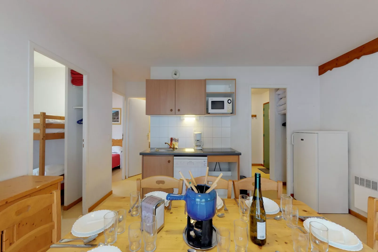 Balcons G 025 - PARC NAT. VANOISE appart. 8 pers.-Kitchen