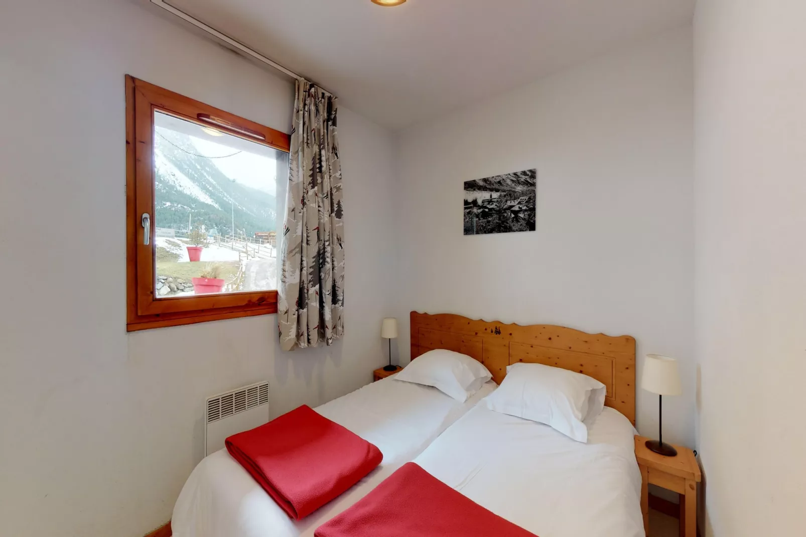 Balcons G 025 - PARC NAT. VANOISE appart. 8 pers.-Bedroom
