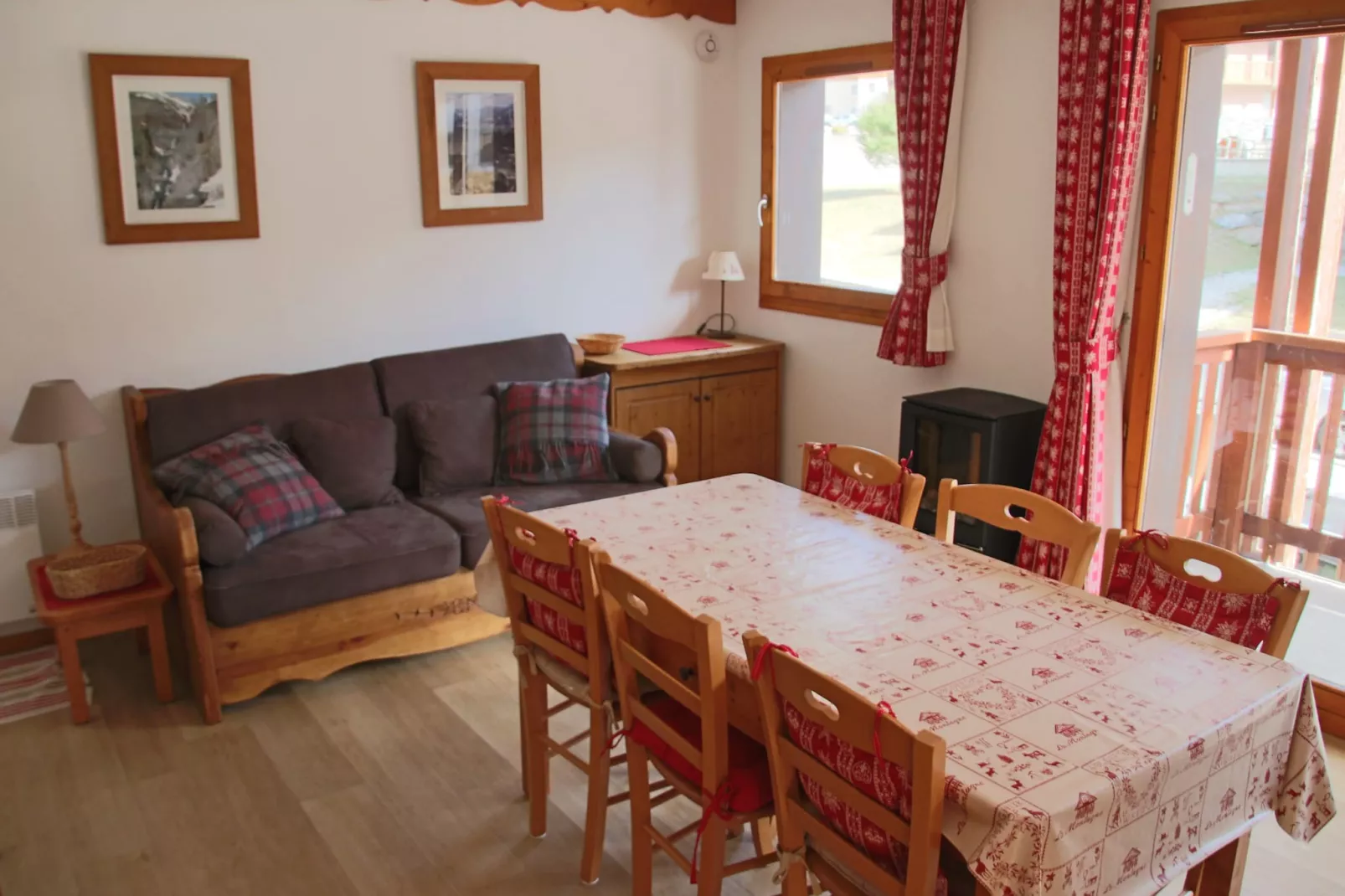 Balcons G 035 - PARC NAT. VANOISE appart. 8 pers.-Living room
