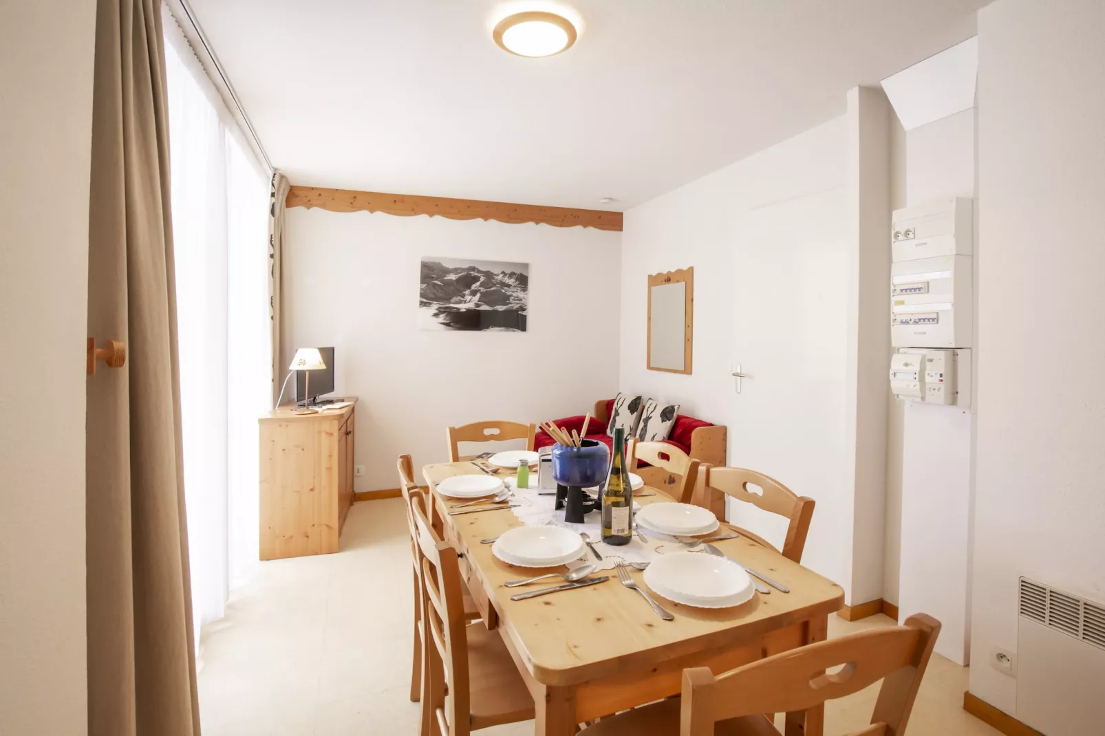 Balcons H 016 - PARC NAT. VANOISE appart. 5 pers.-Living room
