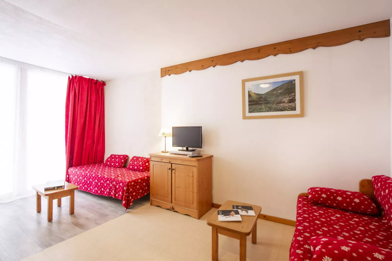 Balcons C 002 - PARC NAT. VANOISE studio 6 pers.-Living room