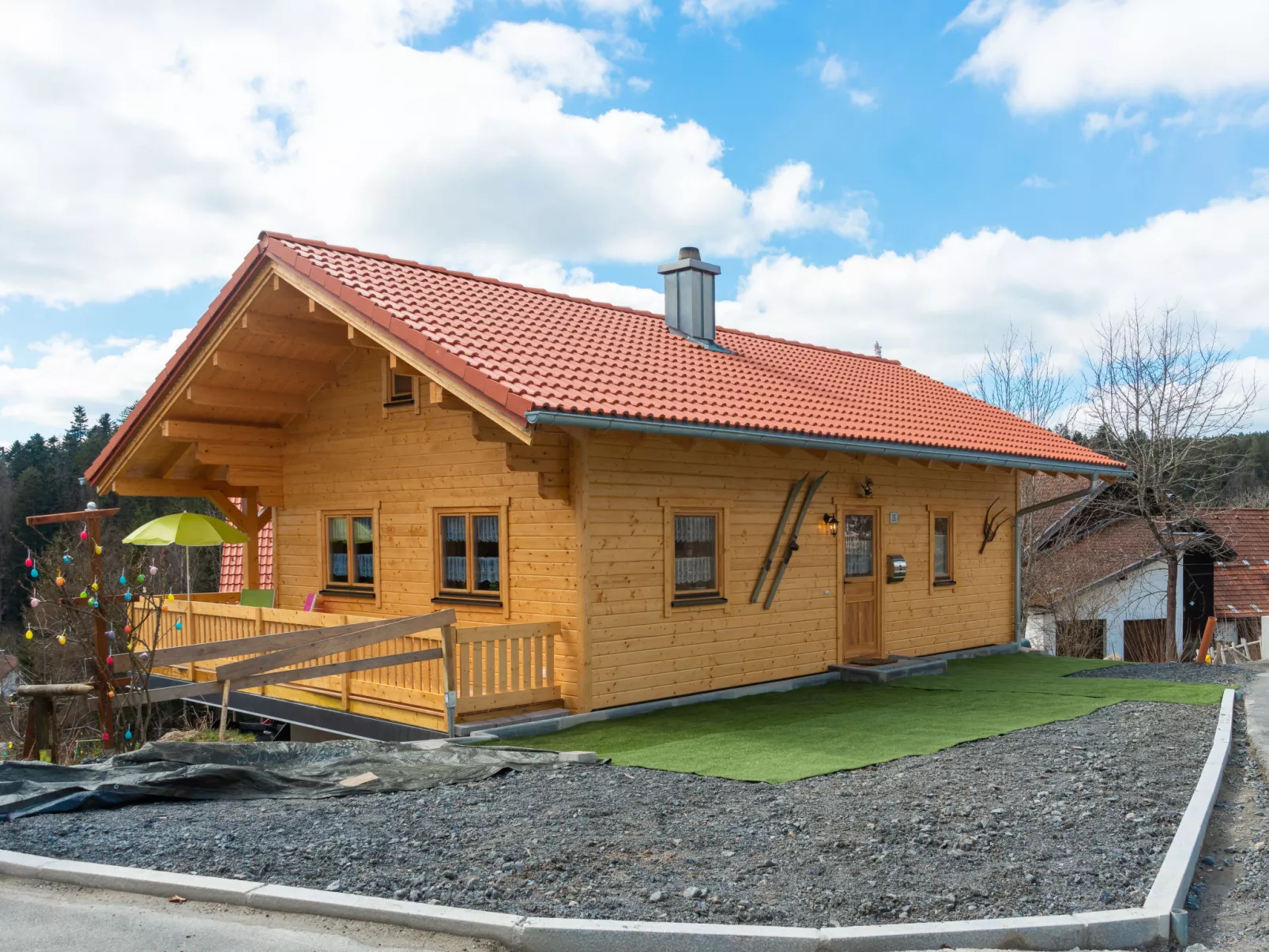 Chalet Toni mit Sauna-Outside