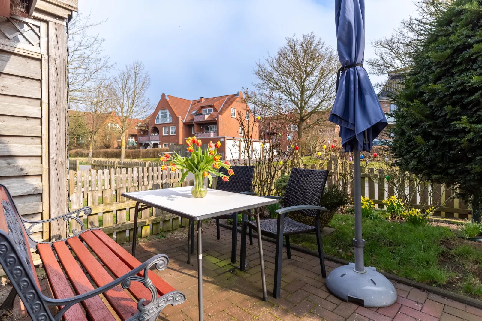 Fewo Leeven-Terrace balcony