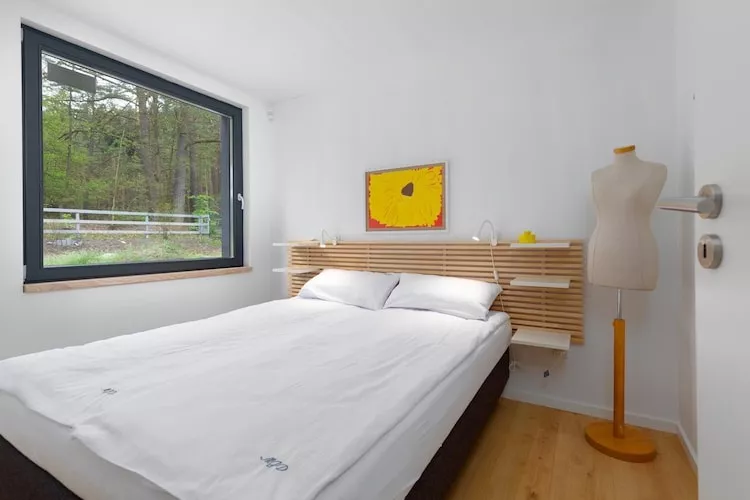 Domy wakacyjne dla 2 osób nad jeziorem Wisełka-Schlafzimmer