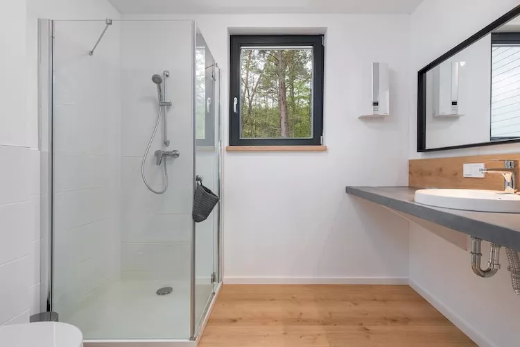 Domy wakacyjne dla 6 osób nad jeziorem Wisełka-Salle de bain