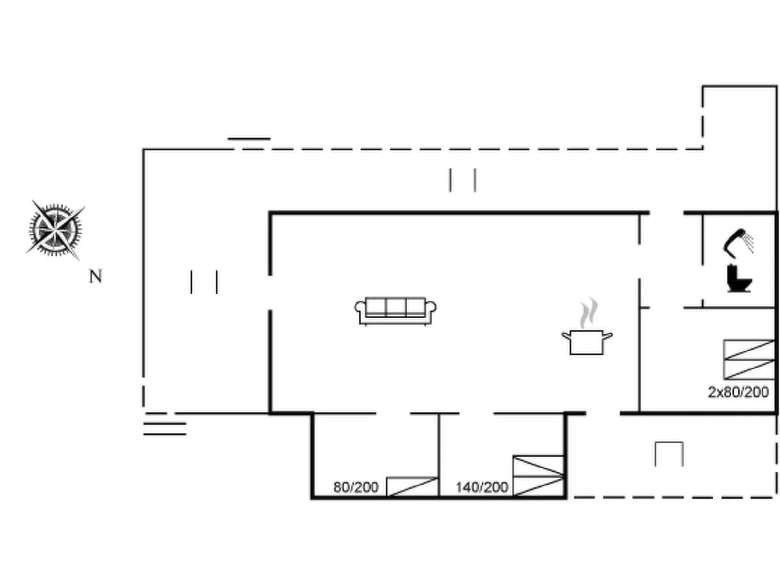 "Janick" - 150m from the sea-Inside