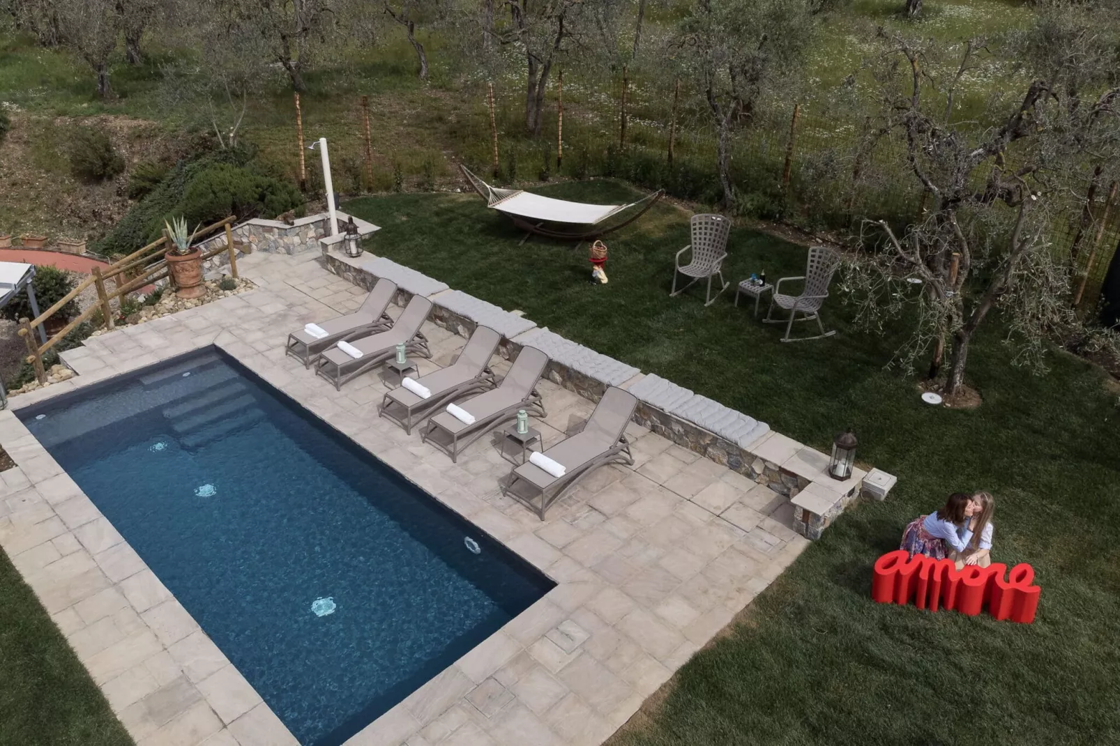 Villa Mazzoni-Schwimmbad