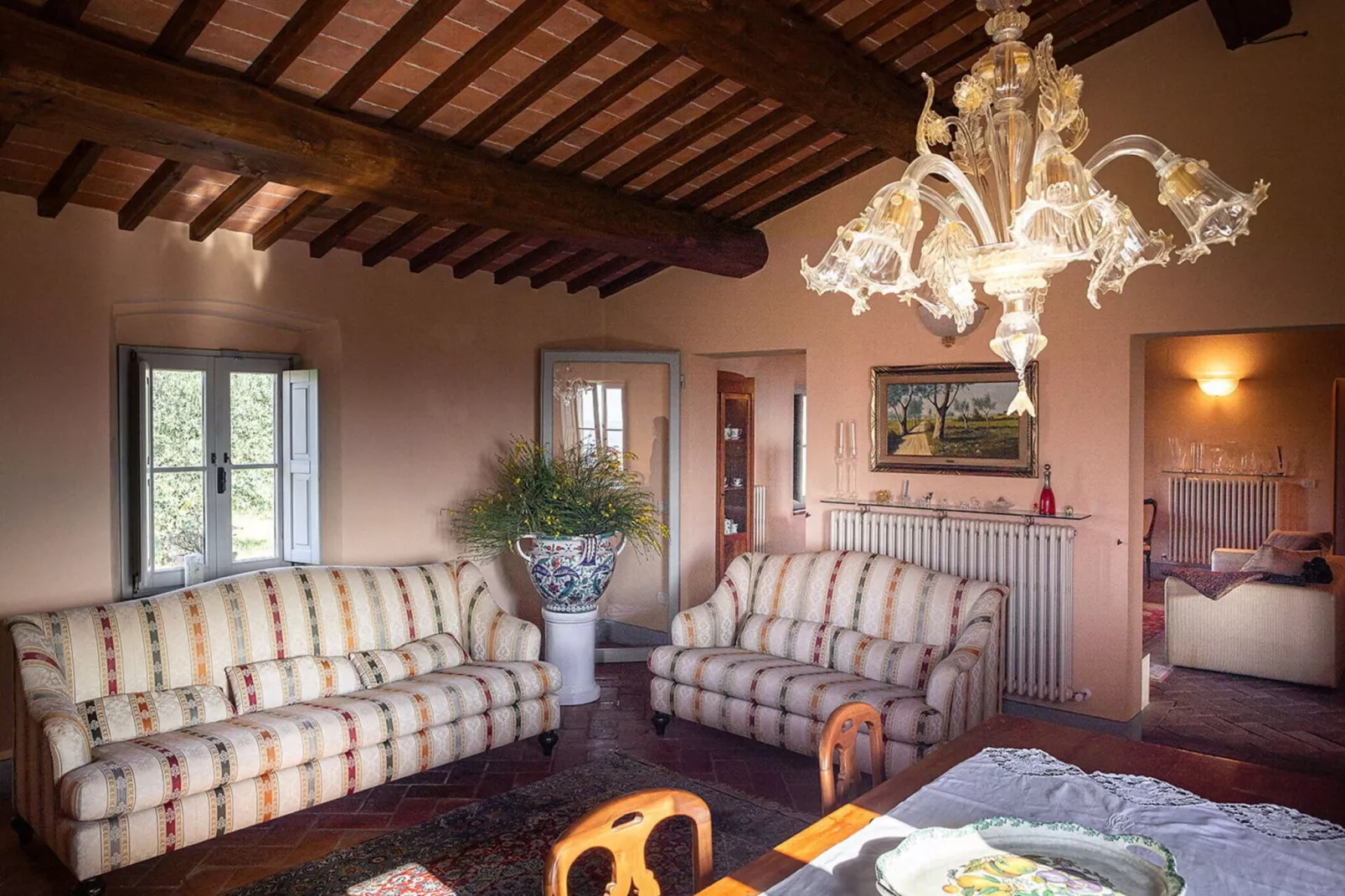 Villa Mazzoni-Wohnzimmer