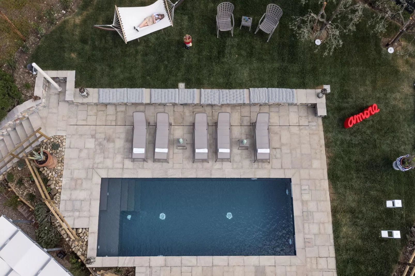 Villa Mazzoni-Aussicht Sommer