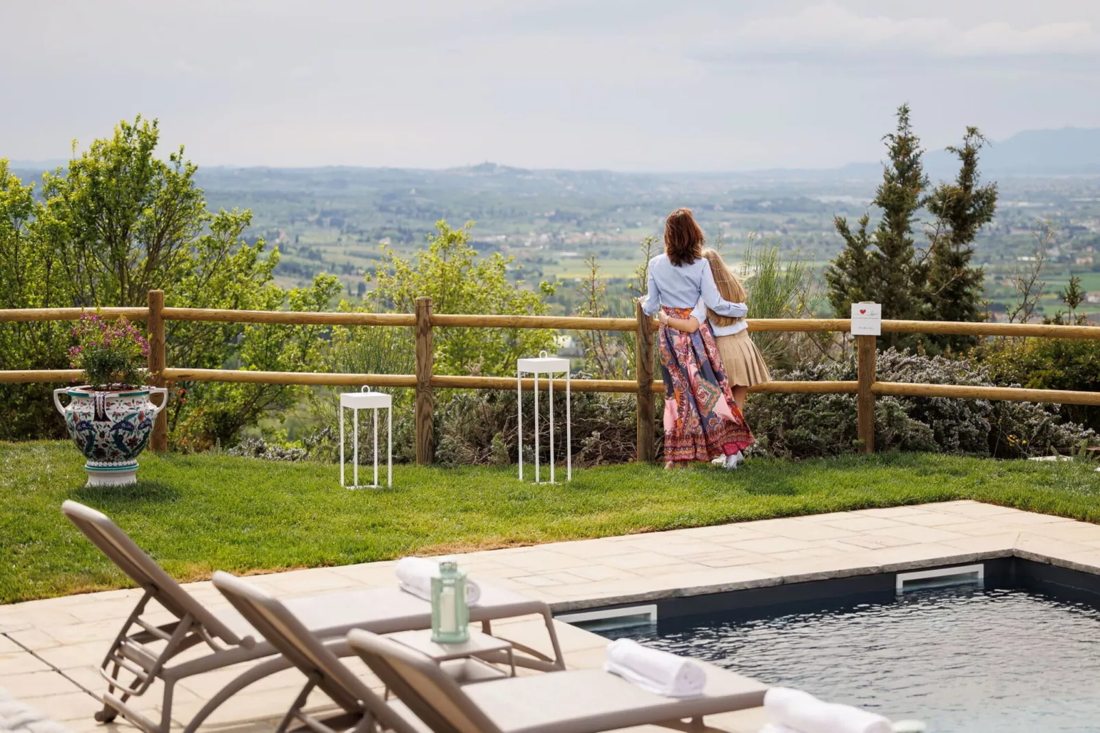 Villa Mazzoni-Aussicht Sommer
